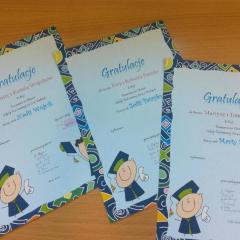 Dyplomy gratulacyjne dla rodziców